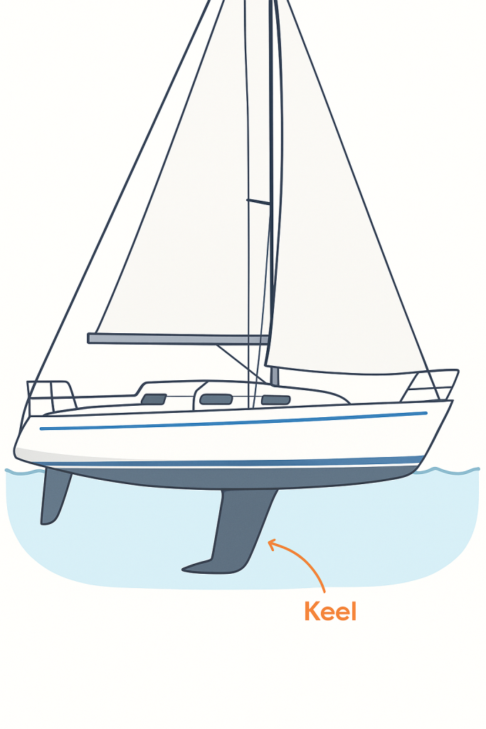 Čemu služi kobilica na jedrilici